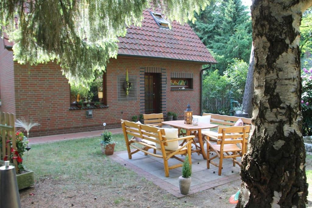 Ferienhaus Am Waldesrand Hatten Exterior foto